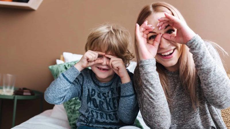 Children cheering